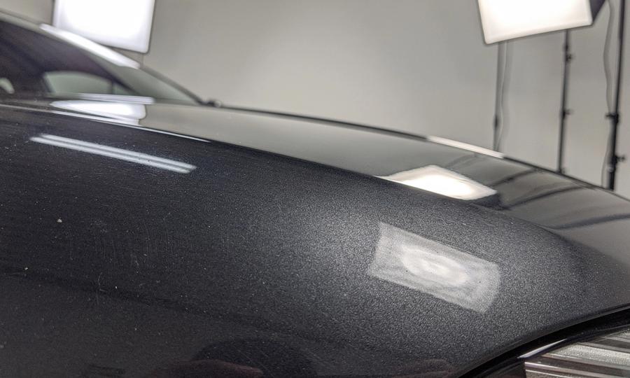 Paint correction after sample